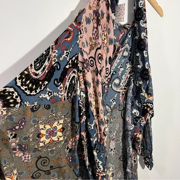 Free People Little Wing Mix Print Kimono One Size - Picture 4 of 9